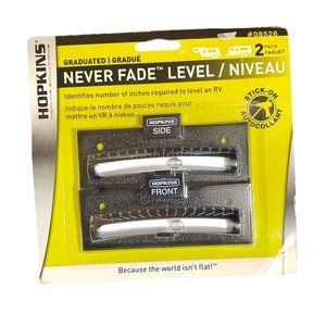 Hopkins 08526 Never Fade Two Way Graduated Level RV 2 Pack